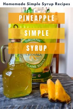 homemade simple syrup recipe for pineapple