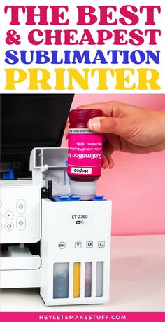 the best and cheapest sublimation printer with instructions to make it easy for kids