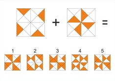 how to make an origami quilt with pictures and instructions for each block in the pattern