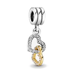 2024 Europe New 925 Plated Silver Glod Sun Pendant Charm Carriage Bead Fit Original Pandora Bracelet Interlocking Hearts, Star Charms