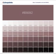 the color palette for b2ba90 is shown in shades of pink and brown