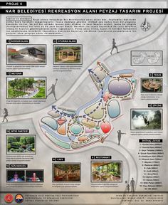 a map showing the location of many different attractions in malaysia, with information about them