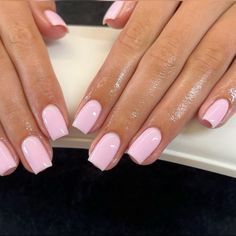 Pink nails, baby pink nails, natural pink nails, bubblegum pink nails Dip Nails Pink, Bubblegum Nails, Feminine Nails, Nike Nails, Bubblegum Pink Nails, Baby Pink Nails, Pink Gel Nails, Almond Acrylic Nails, Nails Only