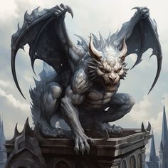 a white dragon sitting on top of a building