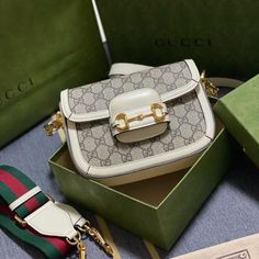 💋Gucci Horsebit 1955 GG Supreme canvas mini bag💋 Gucci Bags Handbags, Gucci Horsebit, Gucci Shoulder Bag, Mini Shoulder Bag, Gucci Handbags, Small Crossbody Bag, Small Crossbody