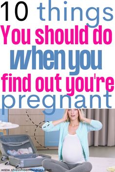 A great pregnancy to do list on what to do after finding out you're pregnant. First trimester to do list. First pregnancy tips for new moms to be. Pregnant First Trimester, First Pregnancy Tips, Pregnancy To Do List, Getting Pregnant Tips, Tips For New Moms, Pregnancy Hacks, Pregnant With A Girl