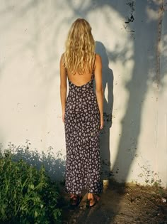 Flower Summer Dress, Silk Cami Dress, Summer Slip Dress, Mode Boho, Silk Cami, Silk Slip Dress, Mode Inspo