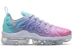 Nike Air VaporMax Plus Pastel (W) - CW5593-700 Nike Vapormax Plus, Tn Plus, Air Vapormax Plus, Nike Air Vapormax Plus, Nike Vapor, Red And Teal, Air Vapormax, Nike Air Vapormax, Man Running