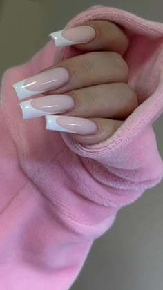 #маникюр#френч#квадратныйфренч Nail Square Long, Long Square Nails French Tip, Long Nails Design 2024, Acrylic Nails Ideas Square, Long Square Nails Designs, French Tip Long Nails, Long French Manicure, Square Long Nails, French Square Nails