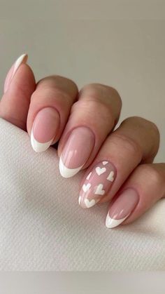 Casual Nails, Makijaż Smokey Eye, Heart Nails, Healthy Nails, Valentine's Day Nails