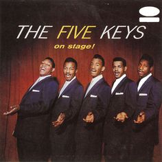 the five keys on stage album cover with four men in suits and ties standing together