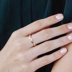 Wedding Band, Zig Zag Ring, Chevron Ring, Wavy Ring, 14K Gold Ring, 14K Gold Band, Dainty Gold Ring, Wavy Band, Stacking Ring Gold, Solid Gold Ring, Stackable Ring, Christmas GiftC L O S E R ∙ L O O K_________________________An alternative wedding ring. An elegant and dainty wavy ring made of 14K solid gold. 100% handcrafted with love!D E T A I L S_______________● Metal: 14K solid gold, 14K white gold or 14K rose gold● Band width: 3mmR I N G ∙ S I Z I N G_______________________For General Refere 14k Gold Ring With Decorative Band, Elegant Decorative Band Promise Ring, Minimalist Gold Jewelry With Decorative Band, Elegant Jewelry Decorative Promise Ring, Modern Twist Yellow Gold Jewelry With Diamond Cut, Modern Twist Yellow Gold Diamond Cut Jewelry, Modern Twist Yellow Gold Round Cut Jewelry, Rose Gold 14k Stamped Wedding Jewelry, Modern Twist Stackable White Gold Wedding Rings