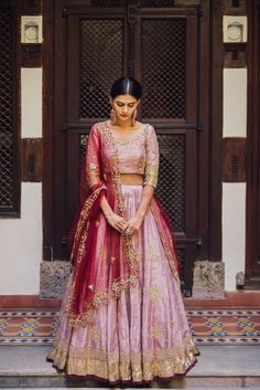 • pinterest: @garimajani • India Photo, Lehenga Style, Pink Lehenga, Tarun Tahiliani, Lehenga Designs, Indian Wedding Dress, Desi Fashion, Indian Designer Wear