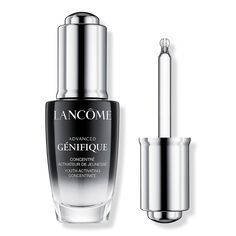 Advanced Génifique Radiance Boosting Face Serum with Bifidus Prebiotic - Lancôme | Ulta Beauty Lancome Advanced Genifique, Best Makeup Primer, Skincare Sale, Microcurrent Facial, Anti Aging Face Serum, Fine Wrinkles, Night Serum, Anti Aging Face, Anti Aging Serum