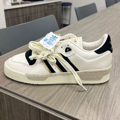 Brand New In Box. Never Been Worn Before. Still Has Tags Adidas Rivalry Low, Adidas Rivalry, Shoes Adidas, Adidas Black, Black Adidas, Mens Shoes Sneakers, Black Cream, Adidas Shoes, Adidas Men