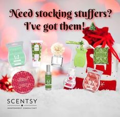 an ad for the scenty christmas collection