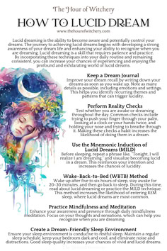 How to Lucid Dream, Lucid Dreaming, Subconscious, Spiritual, Intuition, Mindfulness, Meditation Spiritual Intuition, Control Your Dreams, Witchcraft Diy, Energy Psychology, Hoodoo Spells, Dream Recall, Angel Guide