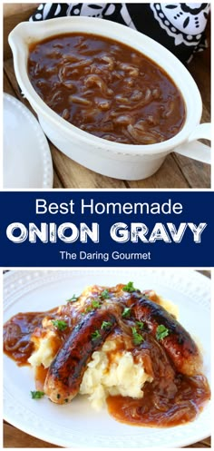 the best homemade onion gravy recipe for dinner