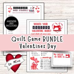 valentine's day game bundle for kids