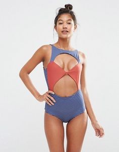 Boys & Arrows Champagne Charmaine Swimsuit Cutout Swimwear, Swimsuit Ideas, Navy Swimsuit, Badass Outfit, Beach Clothing, Swimsuit Trends, Iphone Instagram, Inspired By, Cut Out Swimsuits