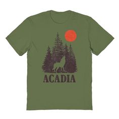 He'll love the look and feel of this Men's Country Parks Acadia Graphic Tee. He'll love the look and feel of this Men's Country Parks Acadia Graphic Tee. FEATURES Crewneck Short SleevesFABRIC & CARE Cotton Machine wash Imported Size: XXL. Color: Green. Gender: male. Age Group: adult. Country Park, Tractor Supply, Graphic Tee Shirts, Mens Graphic Tee, Military Green, This Man, Printed Design, Tractor, Art Projects