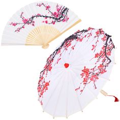 PRICES MAY VARY. Material: Stage dancing parasol umbrella : Bamboo, wood,nylon; Sakura hand folding fans:Bamboo, silk,nylon Size:Parasol umbrella:22" x 14.5 ", Hand held fan: 8.2" x 13.7" Package includes: Parasol umbrella*1 ,Hand held silk bamboo frame folding fans*1---2 piece set Kid's size 100% Handmade oriental Japanese Chinese vintage retro style, Suit for: Japanese traditional dress kimono robe outfit, birthday celebrations,holiday gifts, wedding congratulations,Halloween party,Children pa Kimono Robe Outfit, Chinese Parasol, Folding Fans, Parasol Umbrella, Outfit Birthday, Dress Kimono, Chinese Vintage, Kids Party Dresses, Wedding Congratulations