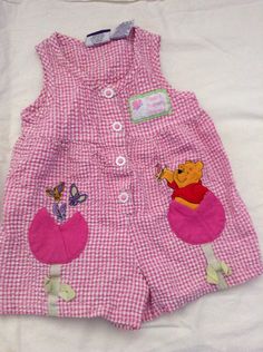 Disney Outfits Winnie The Pooh, Thrifted Baby Clothes, Winnie The Pooh Baby Clothes, Baby Clothes Vintage, 90s Baby Clothes, Early 2000s Baby Clothes, Vintage Baby Clothes 90s, Hello Kitty Baby, Vintage Kids Clothes