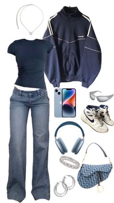 Downtown Outfits, 2000s Fashion Outfits, Simple Trendy Outfits, Cute Everyday Outfits, Casual Style Outfits