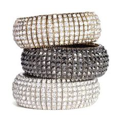 Glamourous Sparkle...nordstrom Crystal Stone Jewelry, Crystal Bangle, Chunky Bracelets, Jewelry Trends, Crystal Jewelry, Stretch Bracelets