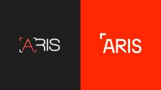 the words paris and paris are shown in red, black and white letters that appear to be