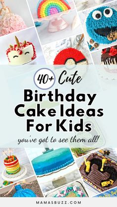 kids birthday cake ideas Easy Princess Cake, Easy Birthday Cakes, Birthday Cake Ideas For Kids, Easy Cakes For Kids, Easy Kids Birthday Cakes, Pokeball Cake, Cakes For Kids, Birthday Cake Tutorial, Cake Designs For Kids