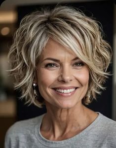 Medium Short Red Hair Styles, Cute Shorter Hairstyles, Your Wife Knows Hair, Hair Over 60 Haircuts, Short Haircuts For Thinning Hair Over 50, Short Flippy Hairstyles Shaggy Bob, Women 50 Hairstyles, Mid Length Hair Cuts With Bangs, Short Hair Styles For Thick Coarse Hair