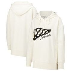 Cozy up and show your Purdue Boilermakers pride in the Pressbox Marni Pullover Hoodie. This comfy pullover boasts a raw-edge hem and unfinished top seam for a touch of casual flair. Plus, the fleece lining and droptail hem with side splits deliver an extra layer of cozy coverage. Brand: Pressbox; Droptail hem with side splits for added coverage; Fleece lining for an added layer of warmth; Front with printed wordmark on pennant and script below; Hem with raw edge and unfinished top seam; Hooded; Purdue Boilermakers, Tennessee Volunteers, Womens Clothing Tops, Tennessee, Sweater Outfits, Pullover Hoodie, Inside Out, Tops & Tees, Top Outfits