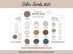 the color palette for behrammode's colors of the year 2013