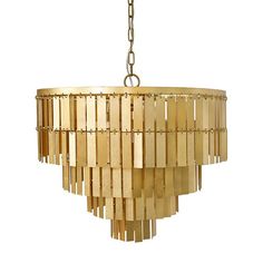 a wooden chandelier hanging from a chain