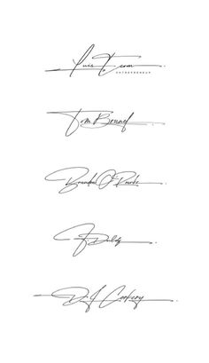 four signed autographs from the beatles