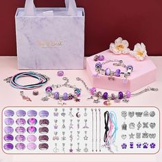 Season:All Seasons; Quantity:2; Type:Wearable Costume Accessories; Occasion:Party,Festival,Halloween; Material:Alloy; Features:Easy Carrying,Easy to Use; Package Dimensions:14.012.05.0; Listing Date:09/18/2023; Size:/ Charm Bracelet Making, Beaded Jewelry Making, Diy Beaded Jewelry, Bracelet Making Kit, Unicorn Mermaid, Crystal Bead Jewelry, Knit Bracelet, Pink Gift Box, Necklace Gift Box