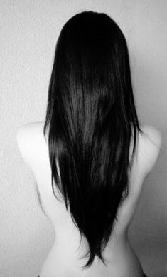 V Cut Hair, Straight Hairstyle, Medium Long Hair, Long Black Hair, Haircuts For Long Hair, Long Straight Hair, Nails Short, Long Hair Cuts, Aesthetic Hair