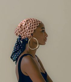 Afro Hairstyles Scarf, Cuban Hairstyles Havana Scarf, Head Scarf Photoshoot, African Head Scarf, Hair Scarves, Estilo Hijab, Silk Headscarf