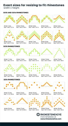 an info sheet showing the different types of waves and their corresponding positions in each wave