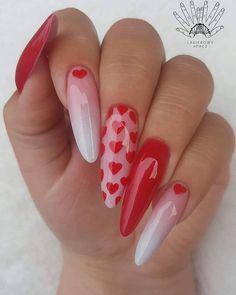 Nail Art Design 2023, Beach Nails Art, Vday Nails, 2023 Nail, Nails Art Ideas, Acrylic Pink, Nails Arts, Valentine Nail Art