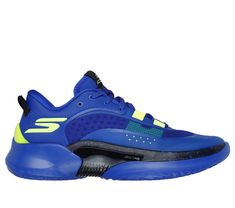 Lightweight performance and premier comfort combine in the Skechers Basketball SKX RESAGRIP court shoe. Designed for players who move at top speed, these low top basketball shoes offer exceptional comfort and support with a Skechers HYPER BURST PRO sockliner for increased cushioning and response. Every pair features a durable mesh upper with HYPER BURST cushioning and Goodyear Resagrip technology outsoles designed for indoor traction. | Skechers Unisex SKX RESAGRIP Basketball Shoes | Medium Widt Top Basketball Shoes, Goodyear Tires, Skechers Shoes, Basketball Sneakers, Wide Shoes, Liner Socks, Court Shoes, Basketball Shoes, Shoe Game