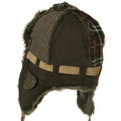 Winter Vintage Trooper HatMade of 100% polyester.One size fits most, fitting up to 7 3/8.Crown measures 5 inches deep, fully lined inside.Bill measures 3 inches long, attached on front crown.5 inches long flap with snap closure, fur lined.Soft, thick and warm material.Hand Wash only.Imported.Available in black/grey, red, white, brown and khaki. Mismatched-patch harmony is the name of the game of our Winter Vintage Trooper Hat. If you understand how the words "mismatched" and "harmony" can go tog Fitted Outdoor Cap, Brown Hats With Fleece Lining For Cold Weather, Adjustable Cap For Cold Weather, Winter Flat Cap For Cold Weather, Brown Cap With Fleece Lining, Brown Fleece-lined Cap, Adjustable Bonnet For Outdoor Fall Wear, Adjustable Brown Hat With Fleece Lining, Brown Hat With Faux Fur Lining And Ear Flaps