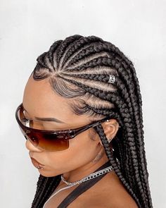 Goddess Braids Hairstyles, Beautiful Braided Hair, Box Braids Hairstyles For Black Women, Fulani Braids, Cornrow Hairstyles, Braided Hairstyles For Black Women, Relaxed Hair, Easy Hairstyles For Long Hair, Box Braids Hairstyles