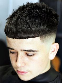 Combination Haircut, Middle Fade, Edgar Haircut, Trendy Boys Haircuts, Haircut Undercut, Undercut Fade, Cool Boys Haircuts