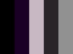 purple and black color scheme with vertical stripes