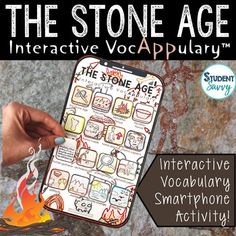 the stone age interactive vocaapular activity book for kids to learn how to use it