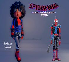 spider - man across the spiderverse character poses