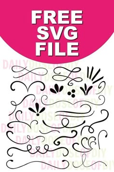 the free svg file is available for use on crafts and papercrafting projects