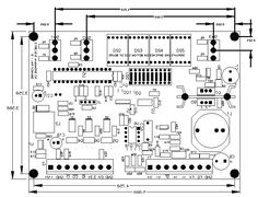 an electronic circuit diagram showing the various components and functions for each device, including two different switches